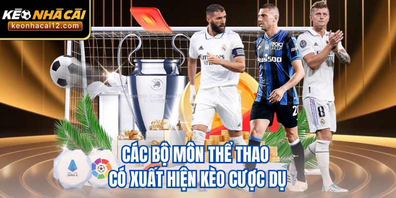 Các bộ môn thể thao có xuất hiện kèo cược dụ